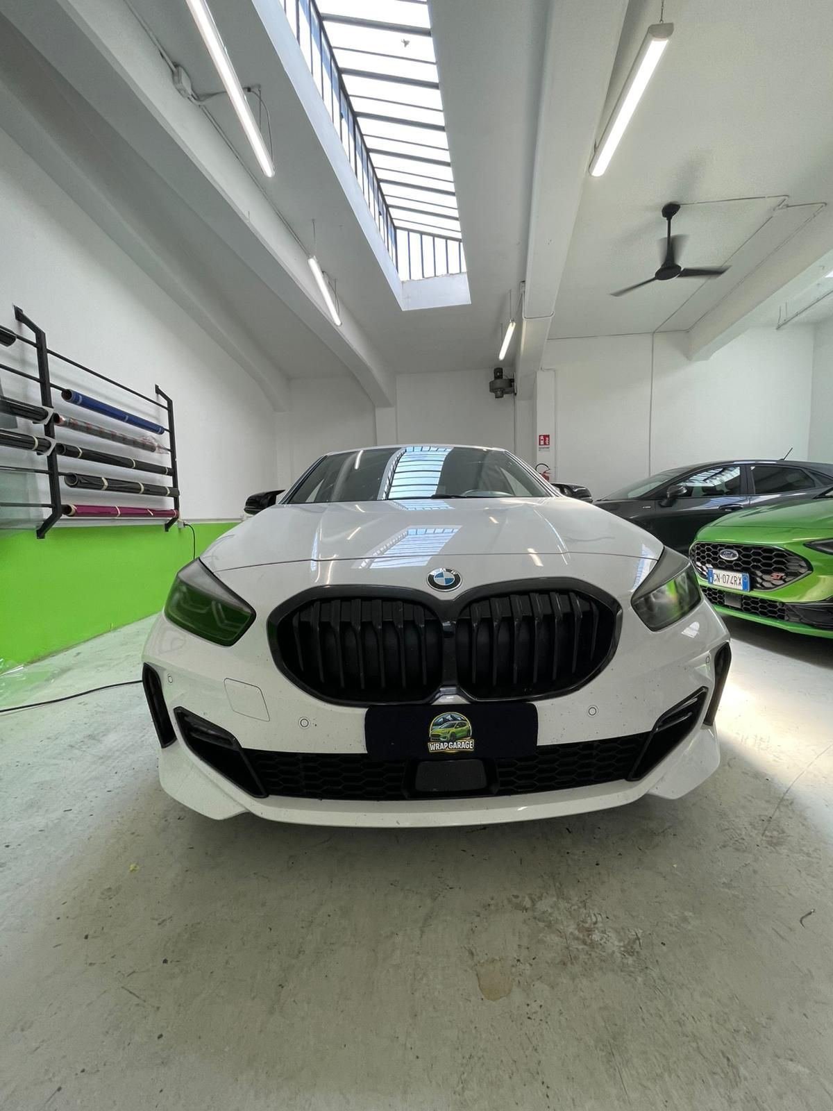 BMW Serie 1 frontale con vetri oscurati — Wrapgarage Torino