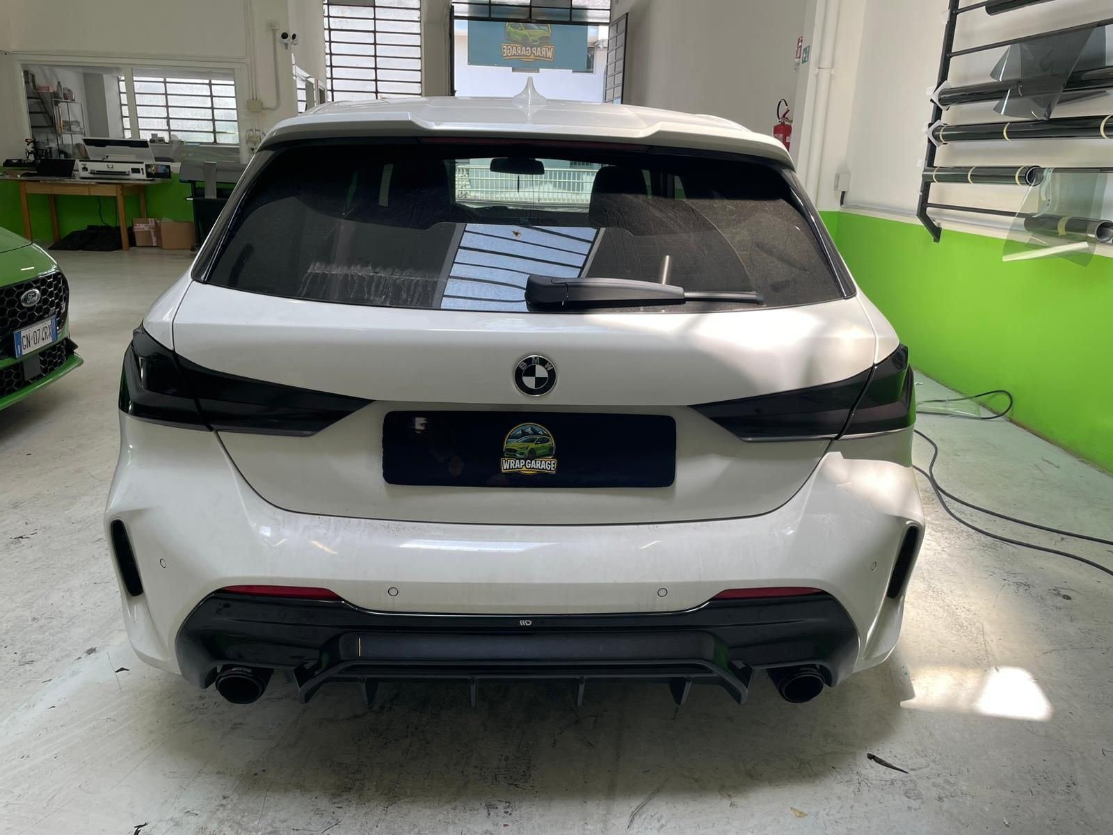 BMW Serie 1 posteriore con vetri oscurati — Wrapgarage Torino